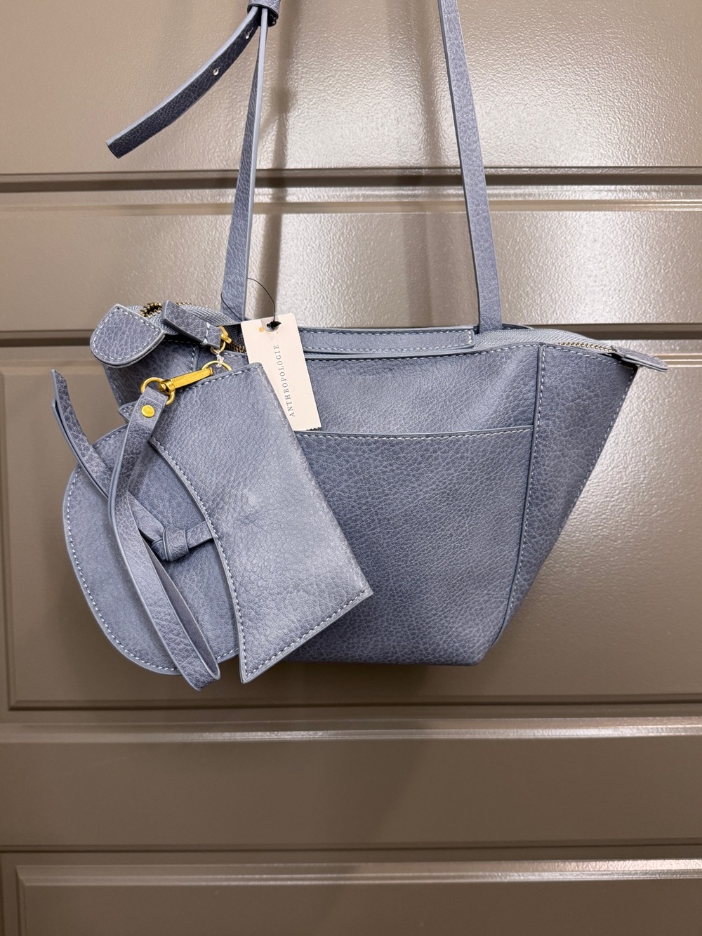 NWT Anthropologie Celeste Vegan Leather Crossbody Bag